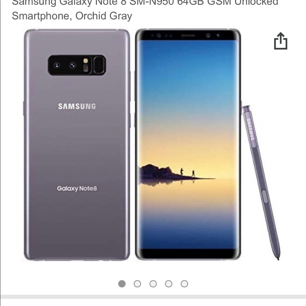 Samsung Note 8 Cell phone